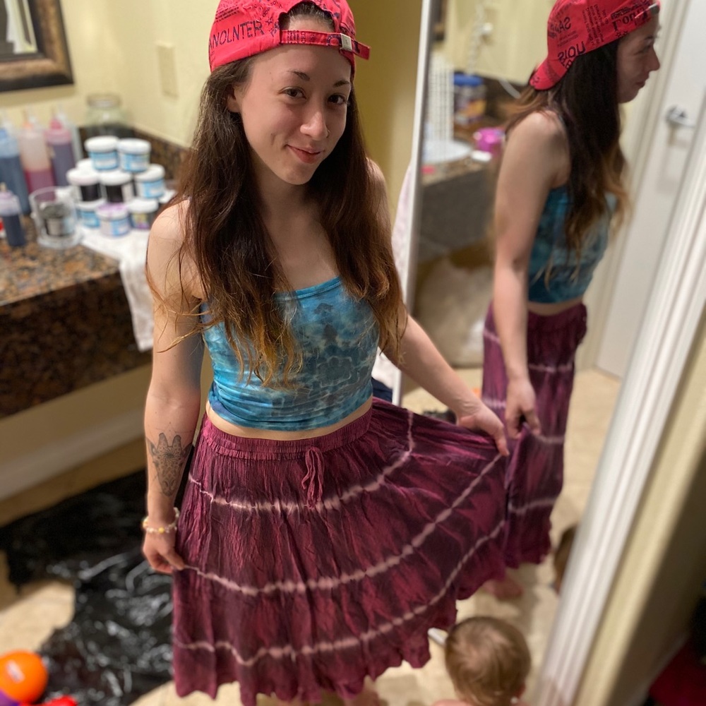 Tie dye skirt S/M